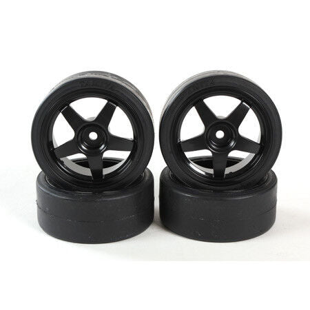 1/10 TT-01 Pre-mounted 26mm Drift Tires  12mm Hex (4)