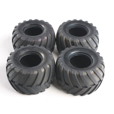 1/12 Front/Rear Tires (4): Lunchbox Pumpkin