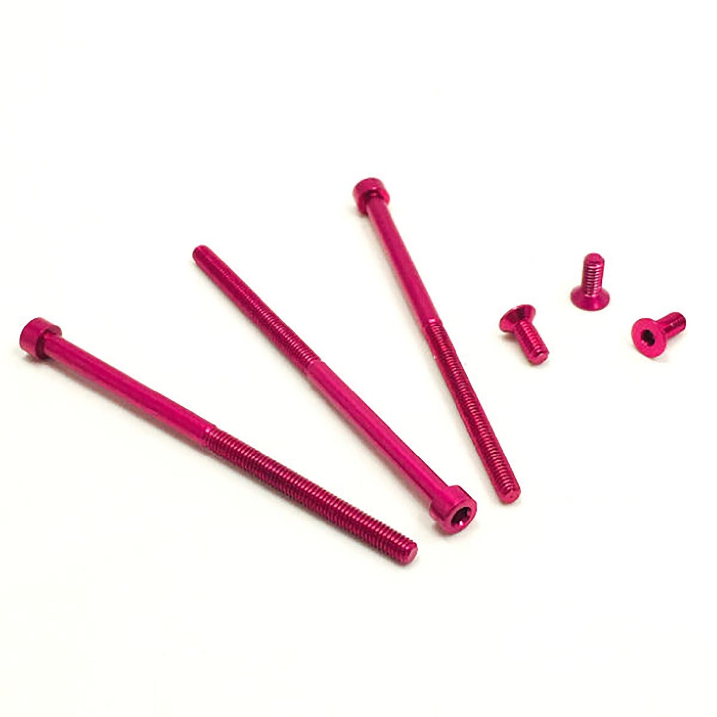 Drag Master / Monster Motor Aluminum Screw Set Pink (6)