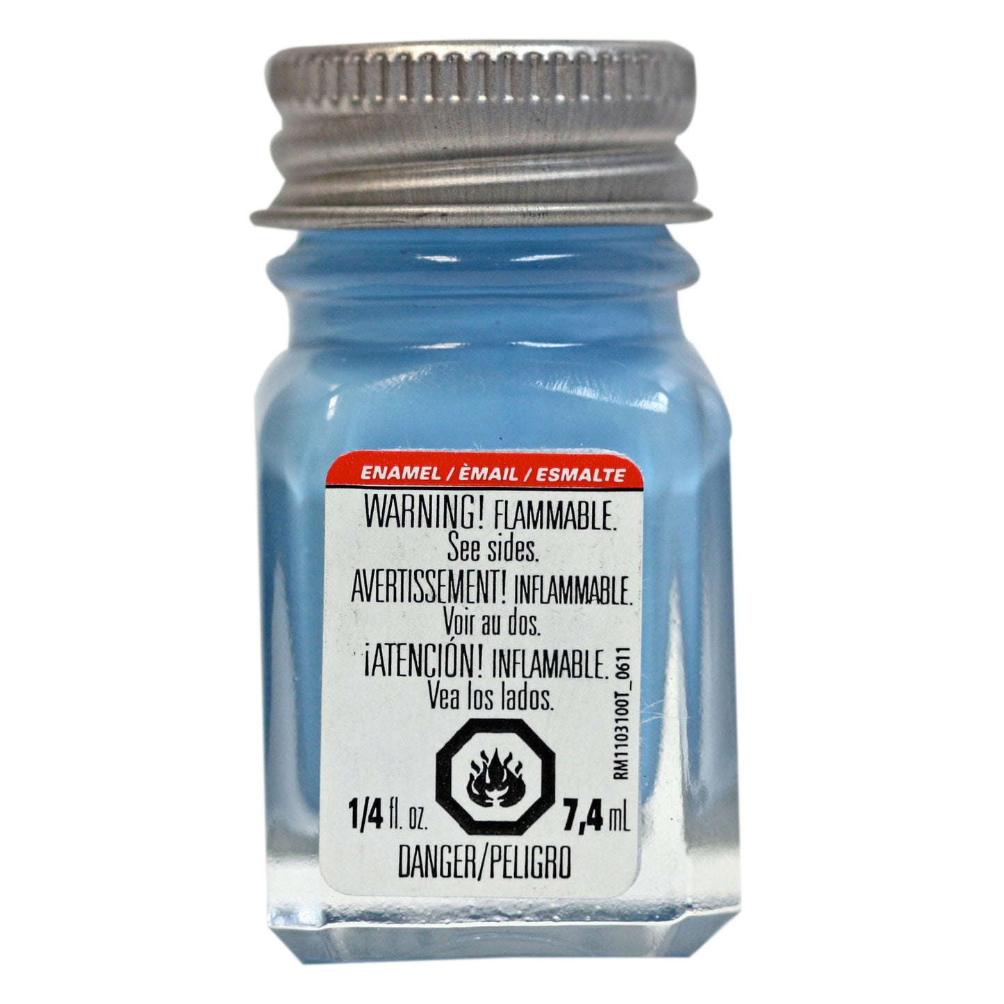 Enamel 1/4 oz Flat Sky Blue