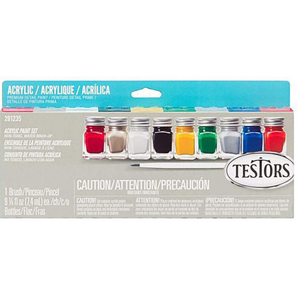 9 Piece Acrylic Paint Set  Value