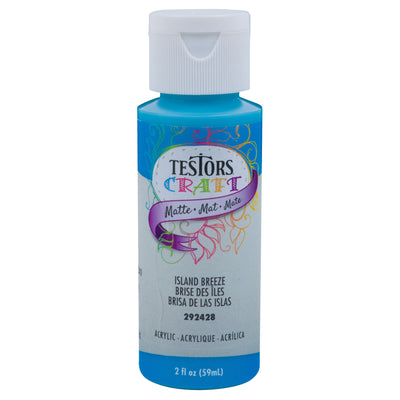 Testors 2oz Acrylic Craft Paint  Satin Island