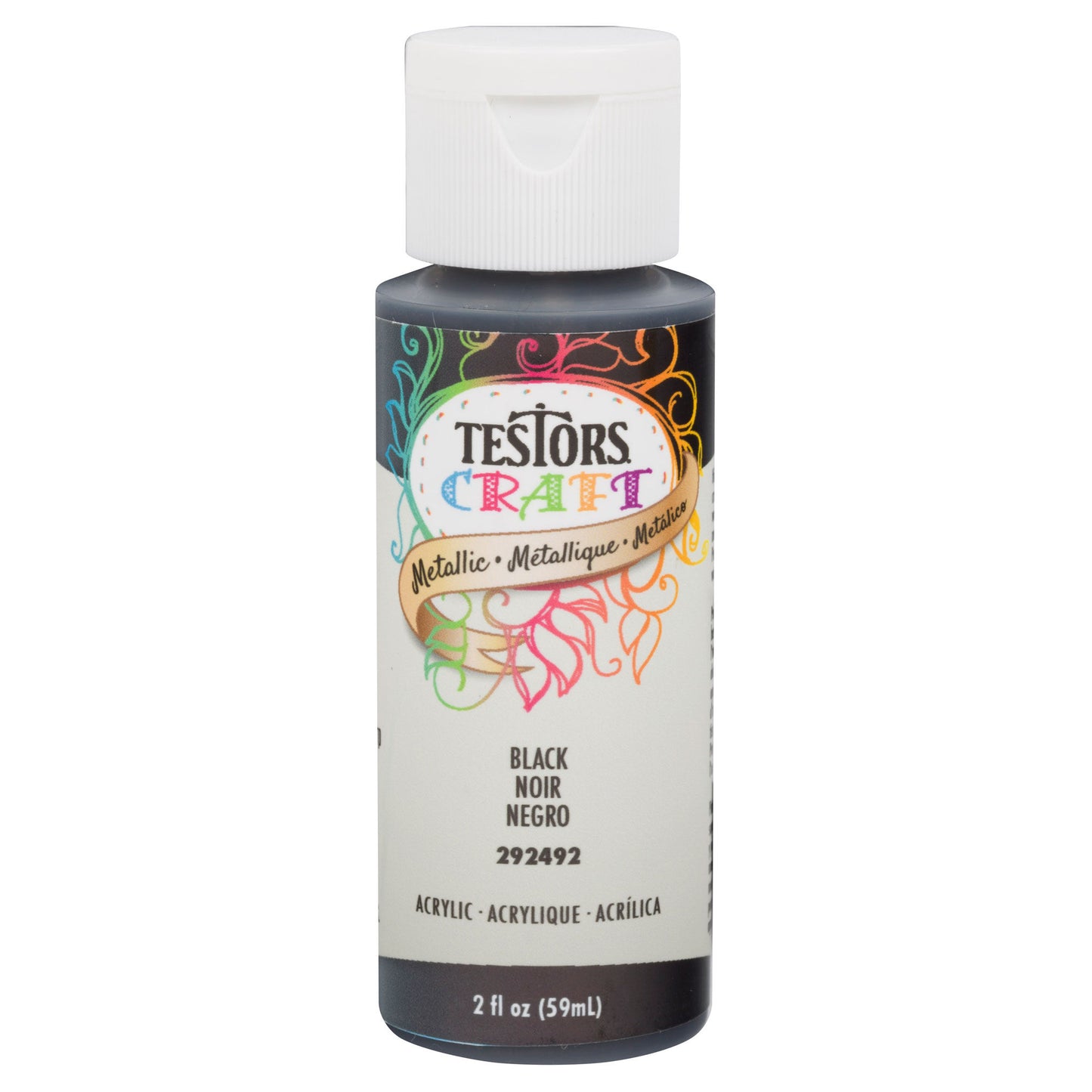 Testors 2oz Acrylic Craft Paint  Satin Metallic