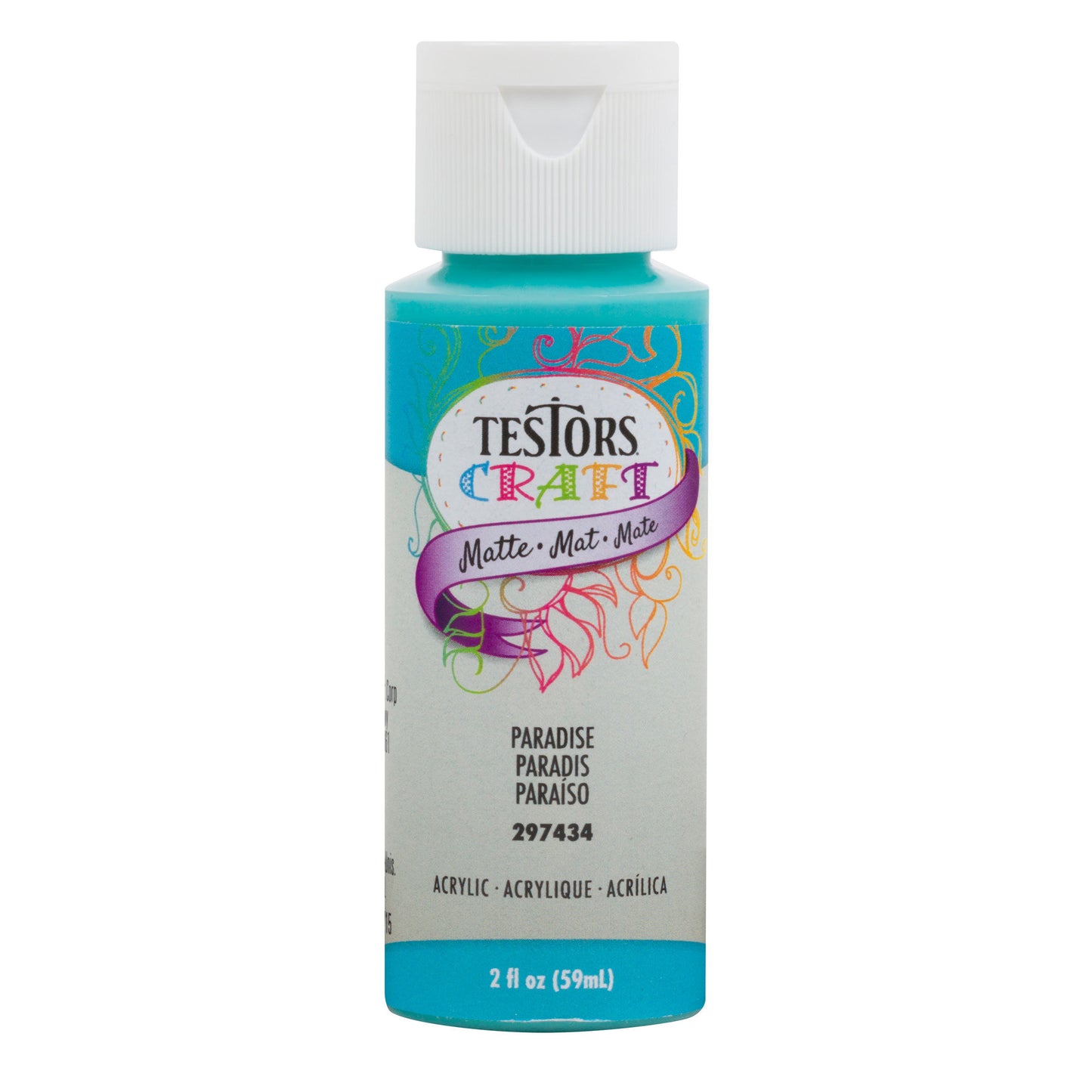 Testors 2oz Acrylic Craft Paint  Satin Paradise