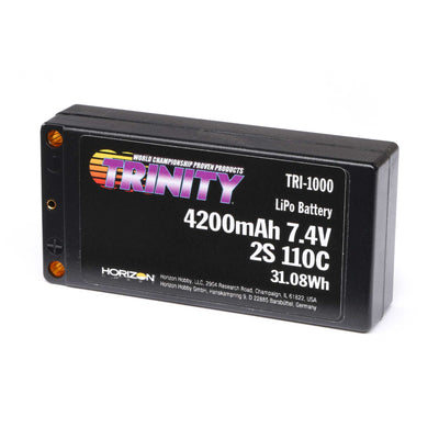 7.4V 4200mAh 2S 110C Shorty LiHV Battery, 5mm Bullets