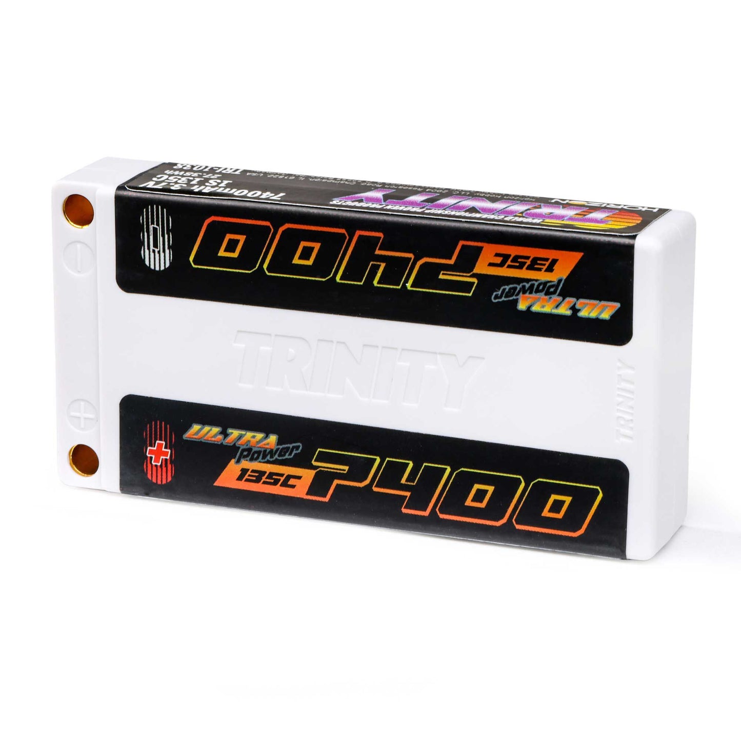 3.7V 7400mAh 1S 135C LiPo Battery, 5mm Bullets