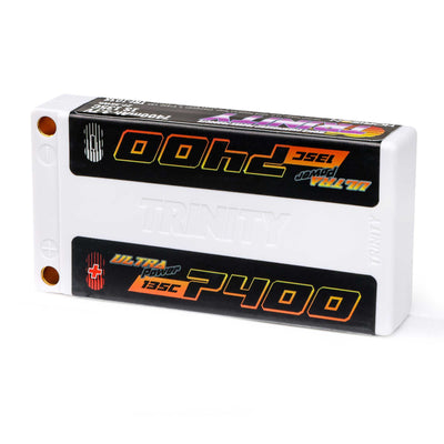 3.7V 7400mAh 1S 135C LiPo Battery, 5mm Bullets