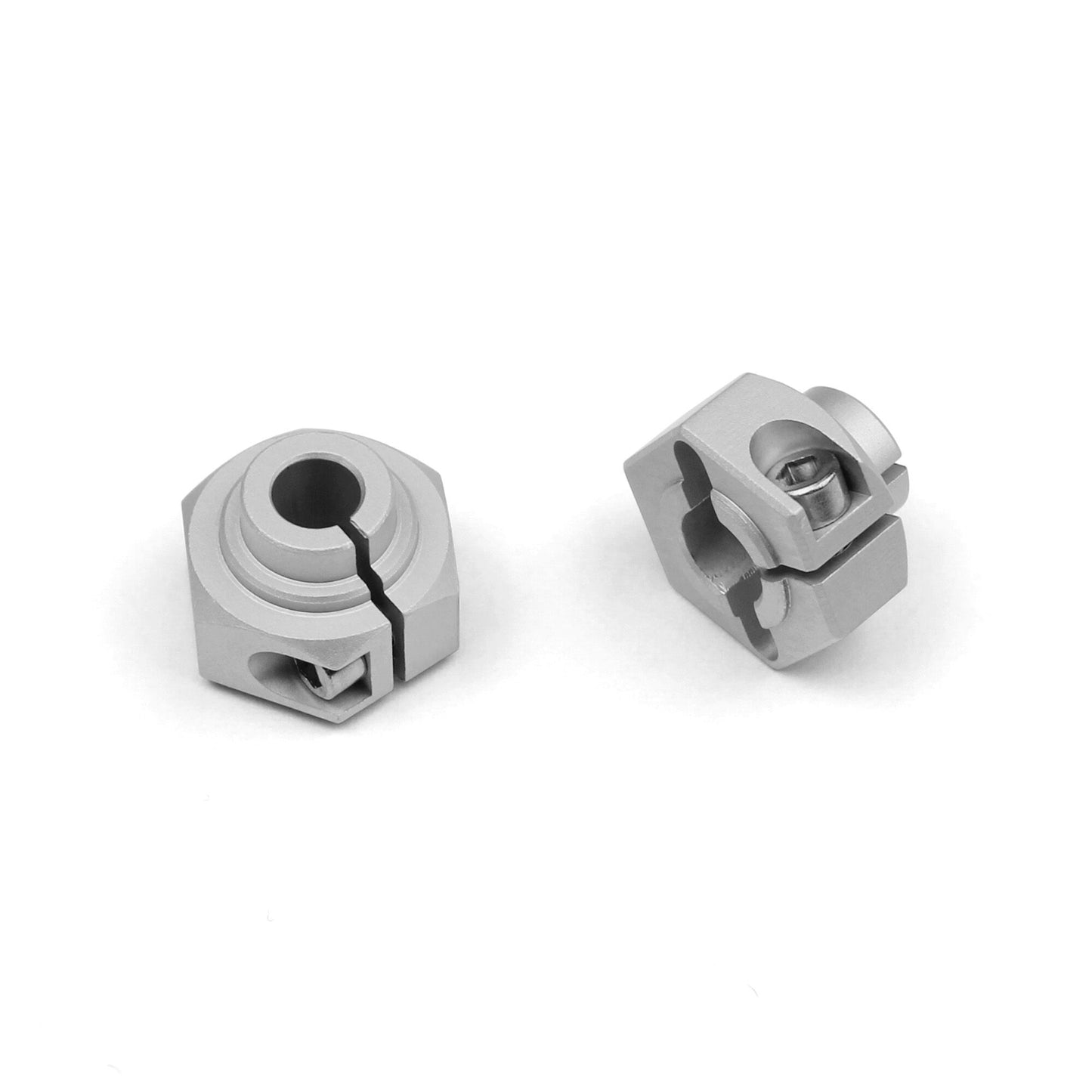 12mm Hex Clear Anodized
