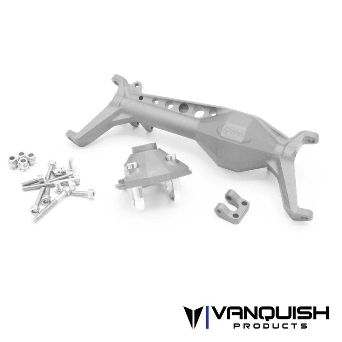 Currie F9 Front Axle  Clear Anodized: Axial SCX10 III