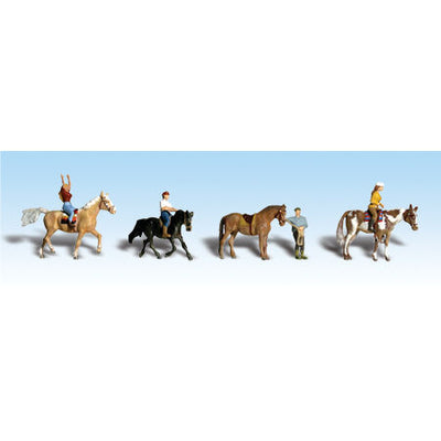 HO Horseback Riders