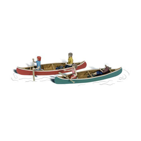 HO Canoers