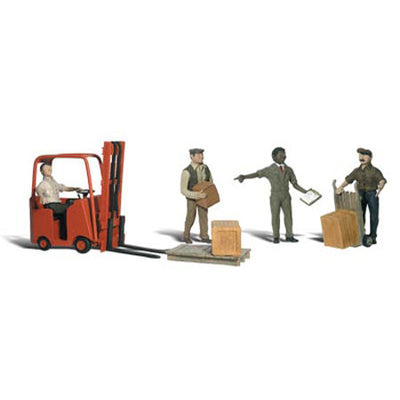 N Workers with Forklift