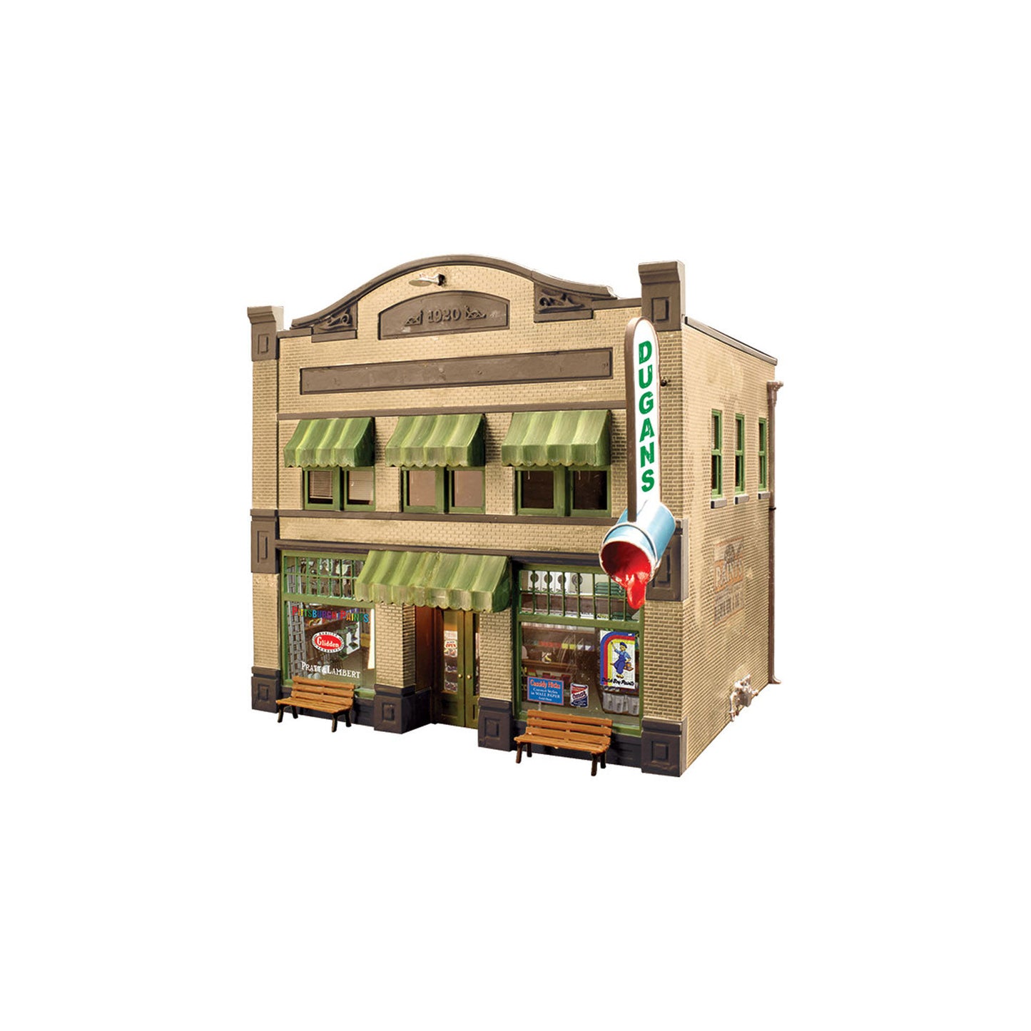 HO Built-Up Dugan's Paint Store