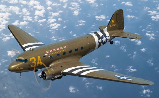 Academy 1/144 USAAF C-47 Skytrain