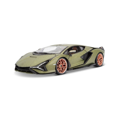 Bburago 1/18 Lamborghini Sian FKP37 (Metallic Matte Green)