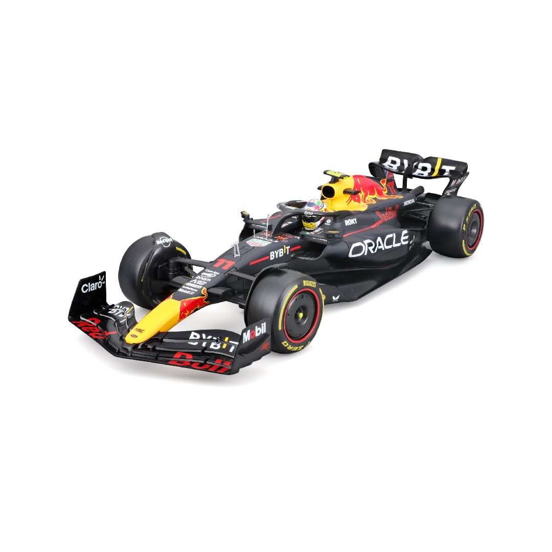 Bburago 1/18 Race Oracle Red Bull Racing RB19 (2023) w/driver (Perez #11)