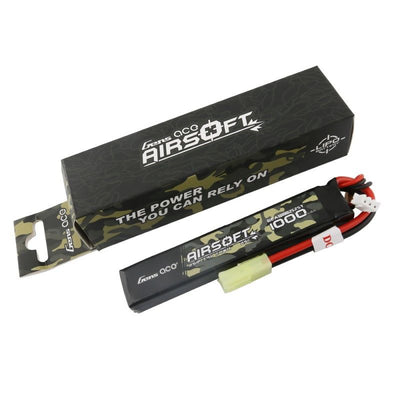 Gens Ace - 889 - Airsoft 1000mAh 2S1P 7.4V 25C LiPo Tamiya Plug 106x19x12mm