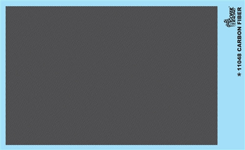 Gofer Racing Carbon Fiber Model Car Decal 1/24