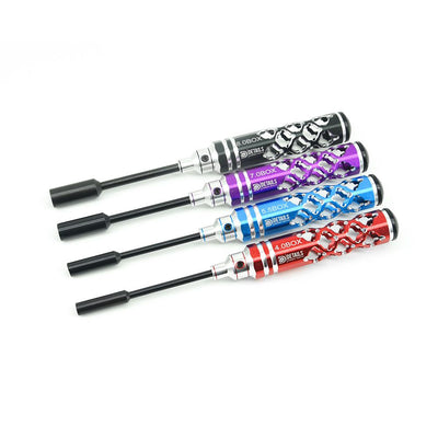 Hobby Details Nut Driver Set - Hurricane Multi Colour 4pcs (4.0/5.5/7.0/8.0mm tips)