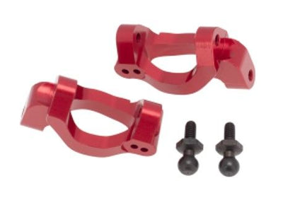 Hobby Details Traxxas 1/18 Teton Aluminum Front C-Hub - Red - Partially Replaces TRA7532