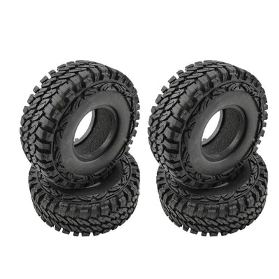 Hobby Details 1.9" Crawler Tires with Foams - Style C 4.45" OD, Width: 1.77" (4)
