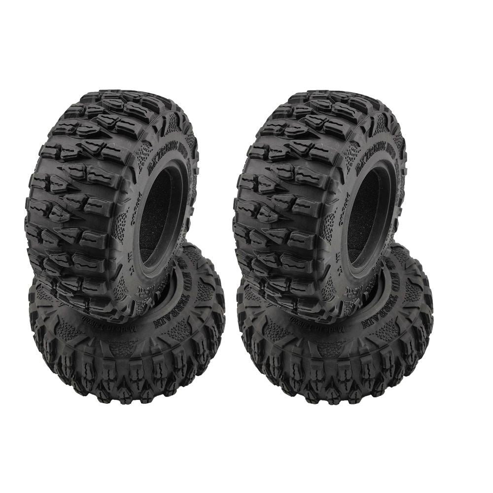 Hobby Details 2.2" Crawler Tires with Foams - Style H 4.72" OD, Width: 1.97" (4)