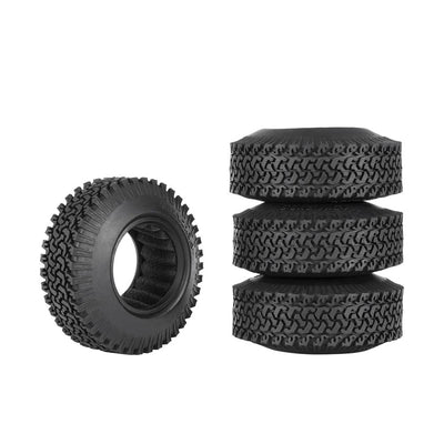 Hobby Details 1.9" Crawler Tires with Foams - Style One 3.94" OD, Width: 1.89" (4)