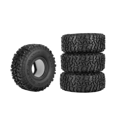 Hobby Details 1.9" Crawler Tires with Foams - Style Two 4.72" OD, Width: 1.77" (4)