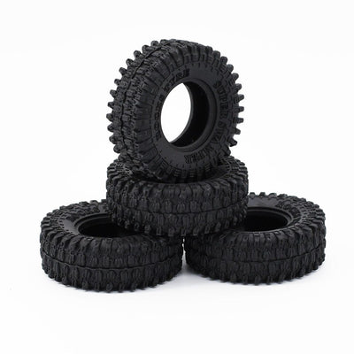 Hobby Details 1.0" Style B Tires with Foams (4) 2.05" OD, 0.75" width