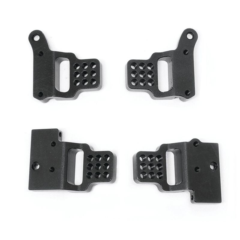 Hobby Details Traxxas 1/18 TRX-4M Aluminum  Front & Rear Shock Mounts - Black (4)