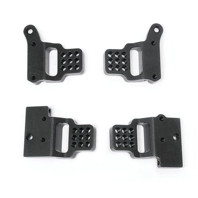 Hobby Details Traxxas 1/18 TRX-4M Aluminum  Front & Rear Shock Mounts - Black (4)