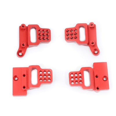 Hobby Details Traxxas 1/18 TRX-4M Aluminum  Front & Rear Shock Mounts - Red (4)