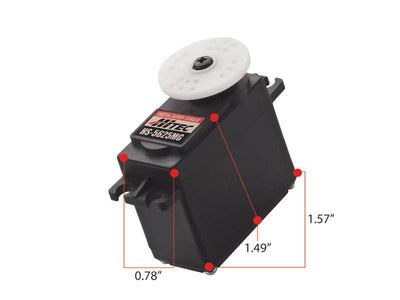 Hitec HS-5625MG Digital High Speed Metal Gear, Dual BB Servo (131oz/in | 0.14sec | 1.59x0.77x1.48")