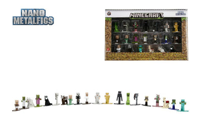 Jada 1.65" Nano Metalfigs Minecraft : 20-Pack W1