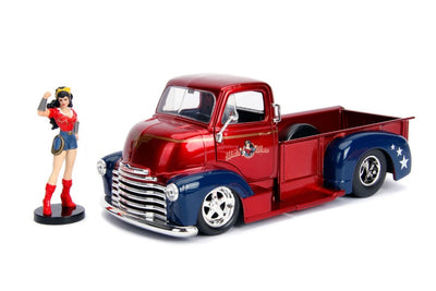 Jada 1/24 "DC Comics Bombshells" 1952 Chevy COE Pickup with Wonder Woman