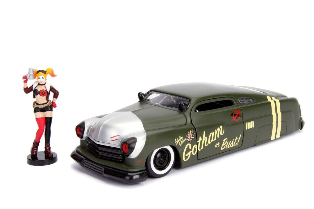 Jada 1/24 "DC Comics Bombshells" 1951 Mercury with Harley Quinn