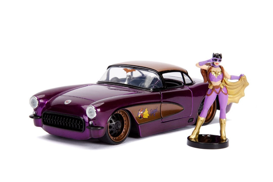 Jada 1/24 "DC Comics Bombshells" 1957 Chevy Corvette with Batgirl