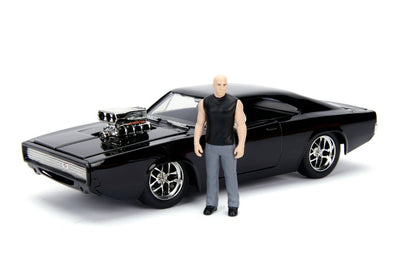 Jada 1/24 "Fast & Furious" Dom's Dodge Charger w/ figure - Build n' Collect