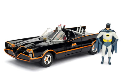 Jada 1/24 "Hollywood Rides" 1966 Classic TV Series Batmobile w/Batman & Robin - Build n' Collect