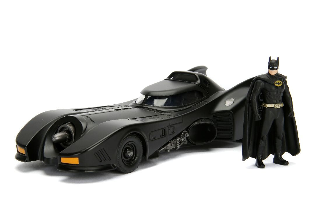 Jada 1/24 "Hollywood Rides" 1989 Batman Batmobile w/Batman - Build n' Collect