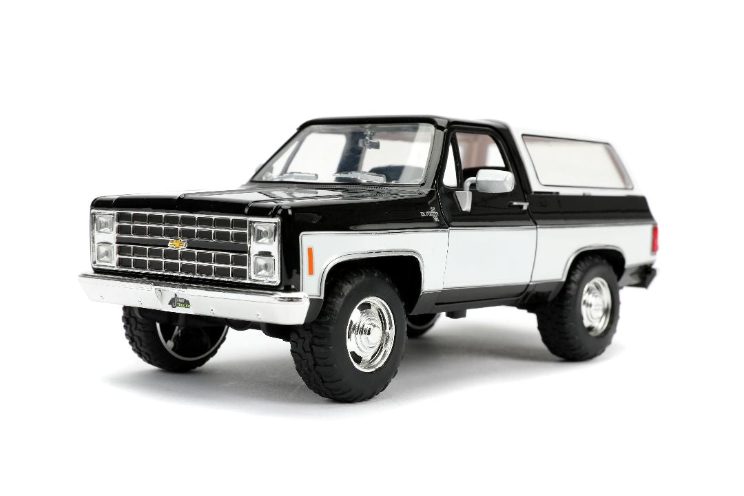 Jada 1/24 "Just Trucks" 1980 Chevy K5 Blazer Stock - Glossy Black