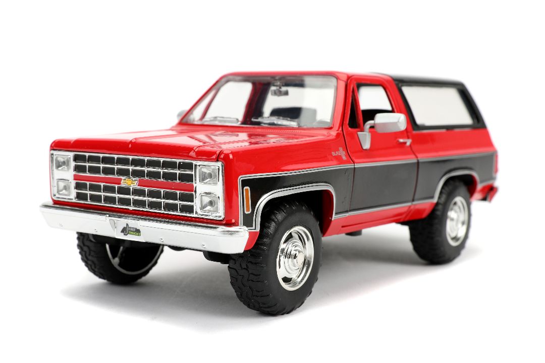 Jada 1/24 "Just Trucks" 1980 Chevy K5 Blazer Stock - Glossy Red