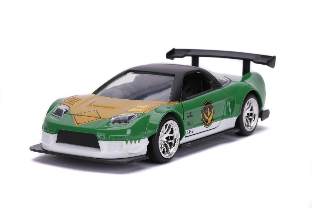 Jada 1/32 "Hollywood Rides" 2002 Honda NSX (Green Ranger Theme)