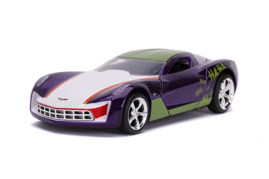 Jada 1/32 "Hollywood Rides" 2009 Corvette Stingray Concept (Joker Theme)