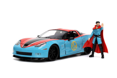 Jada 1/24 "Hollywood Rides" 2006 Corvette Z06 with Dr. Strange