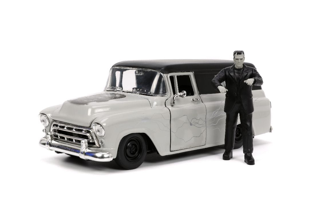 Jada 1/24 "Hollywood Rides" Frankenstein 1957 Chevy Sububan with Frankenstein