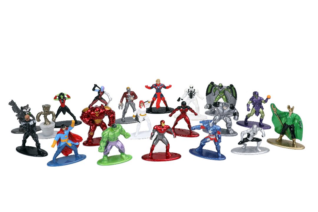 Jada 1.65" Nano Metalfigs Marvel : 20-Pack W5