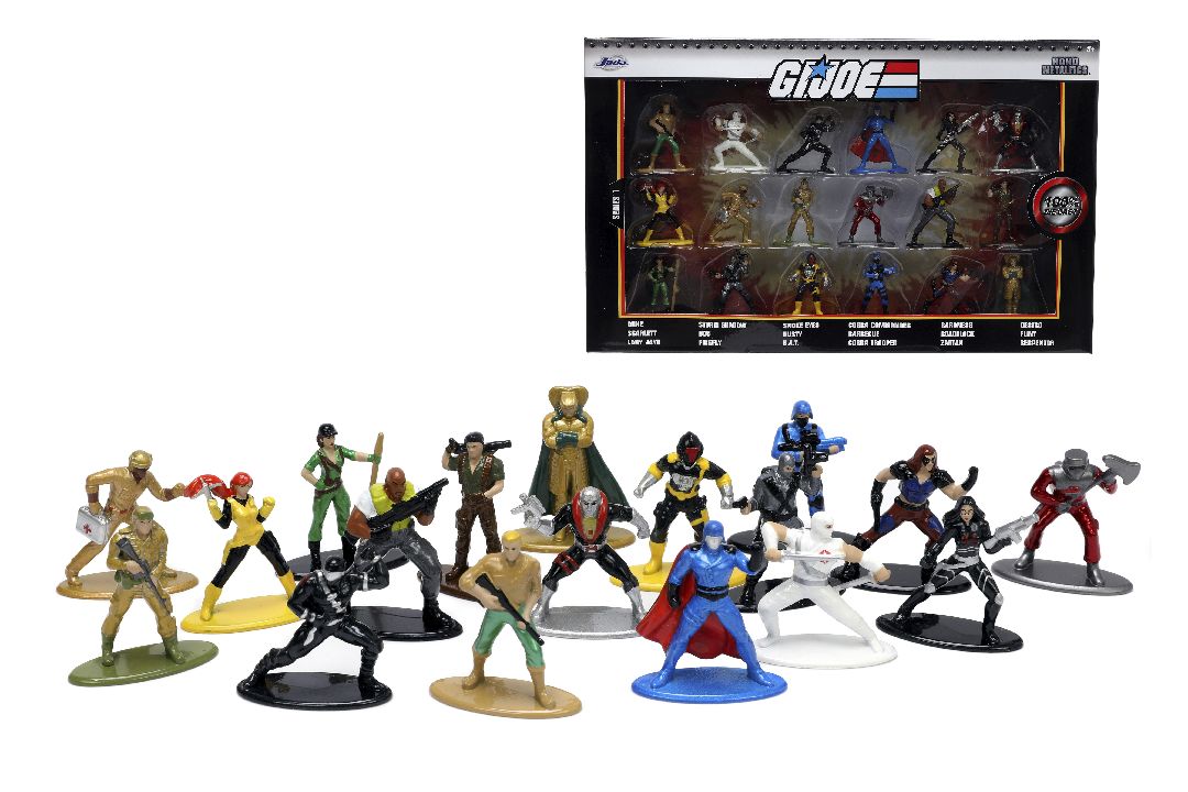 Jada 1.65" nano Metalfigs GI JOE : 18-Pack