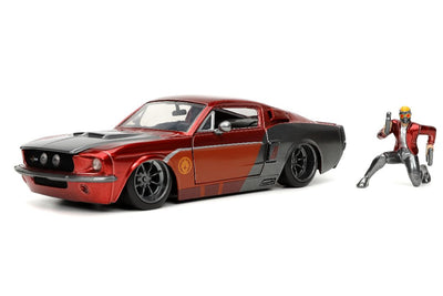 Jada 1/24 "Hollywood Rides" Marvel - 1967 Ford Shelby GT500 with Star-Lord