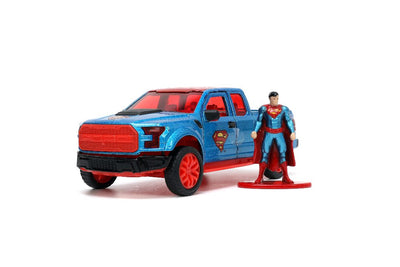 Jada 1/32 "Hollywood Rides" - Marvel - 2017 Ford F-150 Raptor w/ Superman